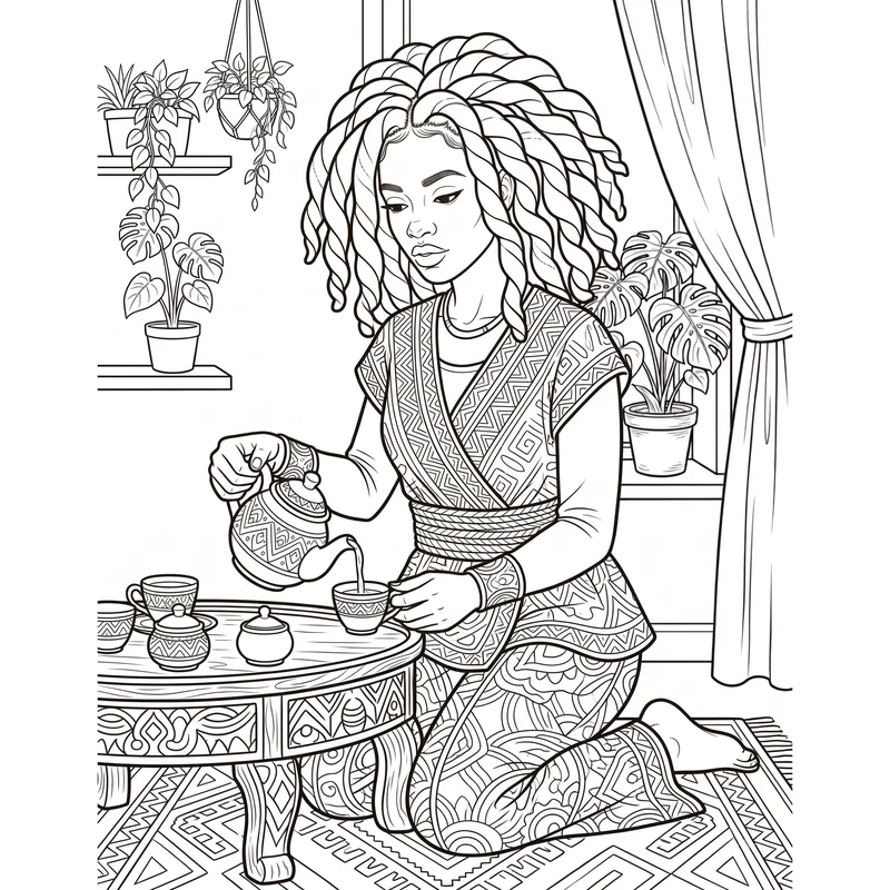 Sample interior page 2 from Mara at Home