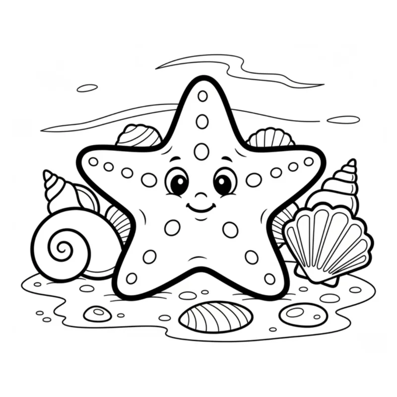 Sample interior page 1 from Bold & Easy Sea Creatures