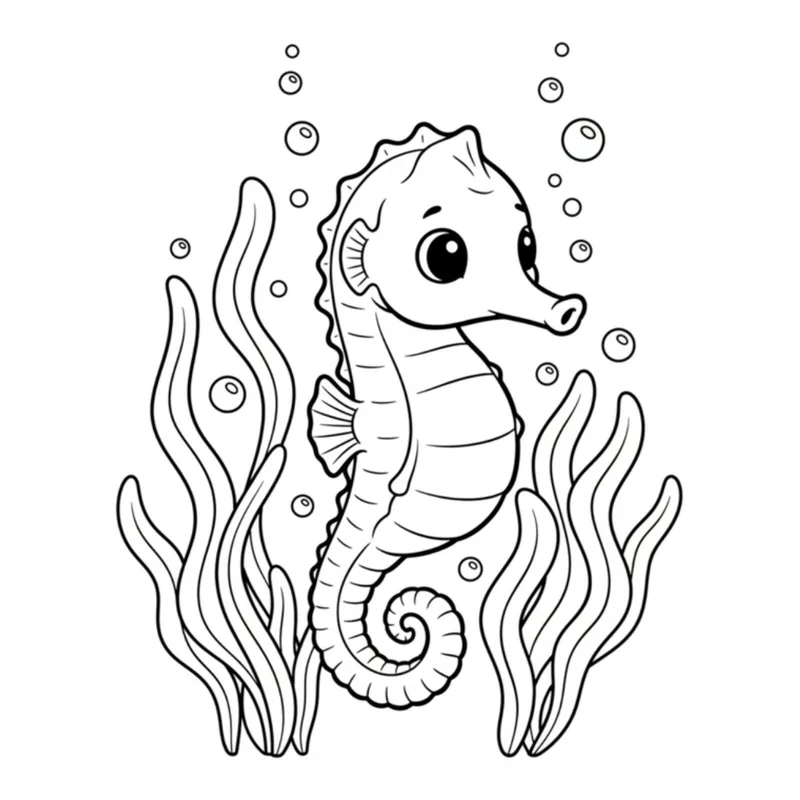 Sample interior page 2 from Bold & Easy Sea Creatures