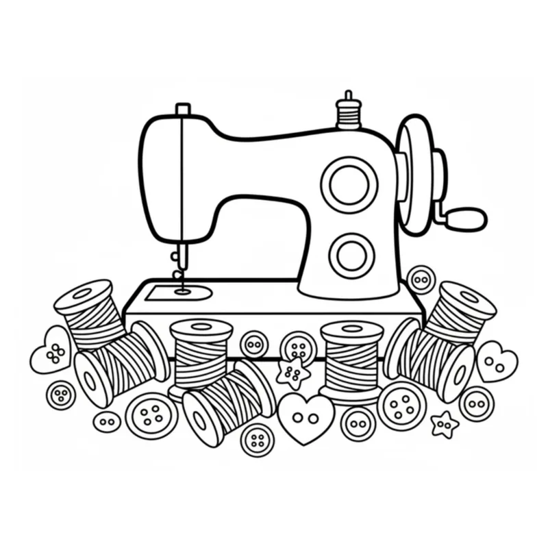 Sample interior page 1 from Vintage Sewing Studios