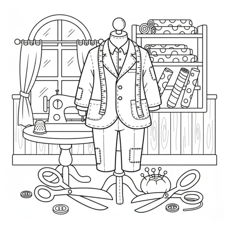Sample interior page 2 from Vintage Sewing Studios